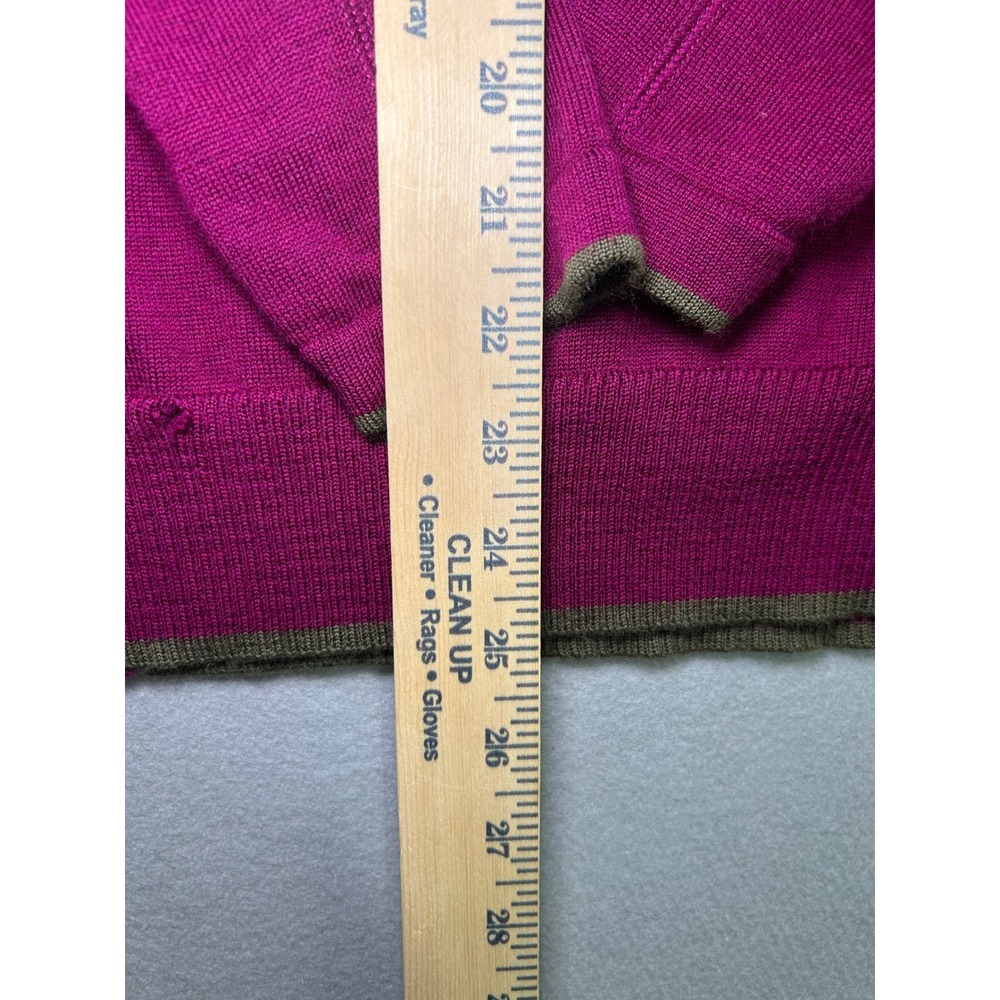 Smartwool Sweater Womens M Magenta Merino Wool Blend Crew Neck Long Sleeve - Picture 8 of 8